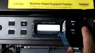 Toner reset procedure of Brother DCPL2535D [upl. by Schreibman191]