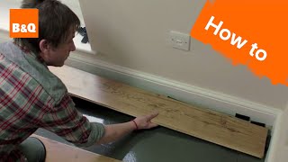 How to lay flooring part 4 laying tongue amp groove solid wood [upl. by Eemak]