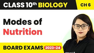 Modes of Nutrition  Life Process  Class 10 Science Biology Chapter 6  Class 10 Biology [upl. by Zacks637]