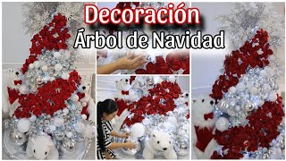 COMO DECORAR ÁRBOL DE NAVIDAD ELEGANTE Y FÁCIL [upl. by Juno]