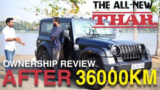 Mahindra Thar 4x4 ownership review 36000km  Revvband [upl. by Iridis]