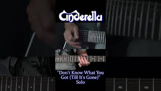 Dont Know What You Got Till Its Gone Solo  Cinderella [upl. by Desai]