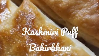 Kashmiri Puff Bakirkhani  Simple Recipe  Link In Description  MakeItEasyKashmir shorts [upl. by Guimar597]