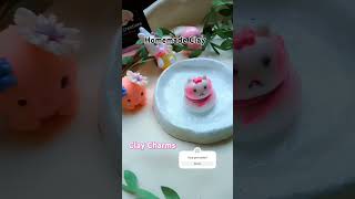 Cat charmcat tabledecor airdryclay homemadeclay coldporcelain smallbusiness cute gift vlog [upl. by Atikihs]