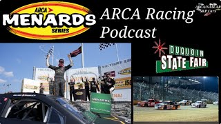 ARCA Racing Podcast MilwaukeeDuquoin [upl. by Bard221]