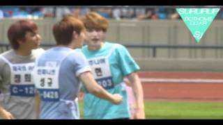 110827 Idol sports day 규현 Kyuhyun [upl. by Lawford]