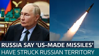 Russia says USmade long range missiles have struck inside Russian territory  ITV News [upl. by Lachance457]