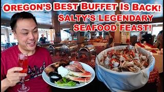 Oregons Best Buffet is Back The Legendary Sunday Seafood Brunch Buffet at Saltys [upl. by Onailil]