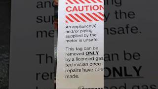 new gas meter shut offno gas to home hvac heating tips tech diy shorts gas short trending [upl. by Marva519]