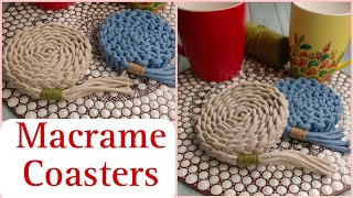 Macrame Pattern  Macrame Braid Coaster  Easy Diy macrame diy knot handmade [upl. by Ipoillak]