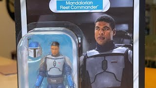 Star Wars The Mandalorian Fleet Commander Star Wars The Vintage Collection 375 inch line VC 314 [upl. by Denni]