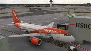 MSFS2020 Easyjet Ops HannoverGatwick VATSIM Full Flight FENIX A319 [upl. by Myrtle831]