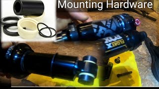 How to remove Fox Float X MOUNTING HARDWARE diy foxshocks DVO mtb mtblife [upl. by Arag410]