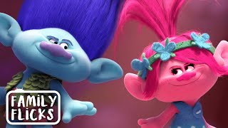 Cant Stop The Feeling  Trolls 2016  Family Flicks [upl. by Cerys516]