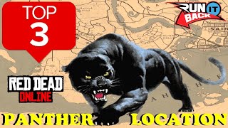 Red Dead Online  TOP 3 PANTHER LOCATIONS  Naturalist Update  2020 🐆 [upl. by Blumenfeld]