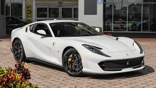 2019 Ferrari 812 in White over Black Interior [upl. by Lipscomb]