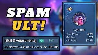 The Biggest Buff For Cyclops Is Finally Here  Mobile Legends [upl. by Gale86]