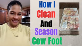 How I Clean and Seasoning Cow Foot [upl. by Krefetz]