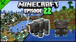 FIRST MINECRAFT PILLAGER RAID  Pythons World Minecraft Survival Lets Play S2  Episode 22 [upl. by Animor]