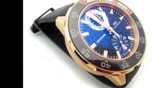 IWC Aquatimer Chronograph 18k Rose Gold Ref IW376903 [upl. by Oregolac]