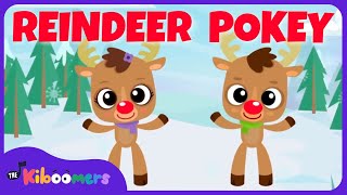 Reindeer Hokey Pokey Dance  The Kiboomers Preschool Songs for Christmas [upl. by Kozloski]