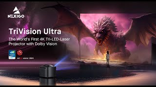 The World’s First 4K TriLEDLaser Projector with Dolby Vision TriVision Ultra [upl. by Alejna]