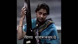 Raag Malkauns Pta Veena Sahasrabuddhe Live performance Audio Durge Bhawani Chota Khayal [upl. by Iarised]