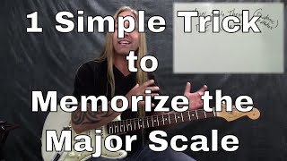 A Simple Trick to Memorize The Major Scale  Steve Stine  GuitarZoomcom [upl. by Zoie]