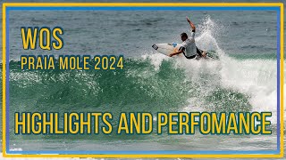 WQS 2024 HIGHLIGHTS FLORIANÓPOLIS PRAIA MOLE  Highlights and Performance [upl. by Aihpledalihp]