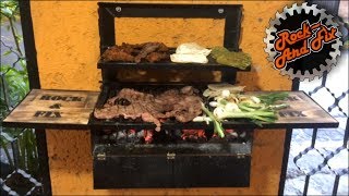 Como Hacer un Asador Plegable de Pared [upl. by Lhok]