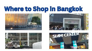 Where to shop in Bangkok  top 5 shopping malls in Bangkok [upl. by Alyda]