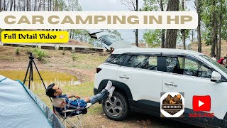 Car Camping in Himachal Nikhilbhaihimachal carcamping camplife campingcarbookyourhotel7 [upl. by Ellenahs]