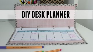 DIY faire un desk planner  semainier [upl. by Ruberta826]