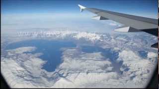 Flying over Prespes and Kastoria lakes [upl. by Dimmick]