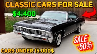 20 Perfect Classic Cars Under 15000 Available on Craigslist Marketplace Big Sale [upl. by Dinan117]