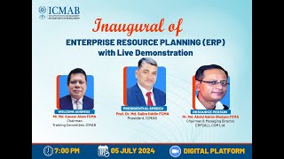 ICMAB  Enterprise Resource Planning ERP With Live Demonstration  ICMAB [upl. by Attekahs]