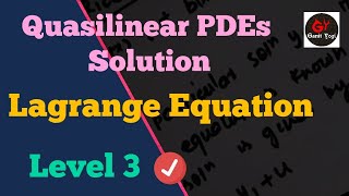 Solution of Quasilinear Partial Differential Equations Of the First Order  Solution of Pde [upl. by Eryt]