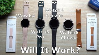 Samsung Galaxy Watches Are The Bands Interchangeable [upl. by Chelsy569]