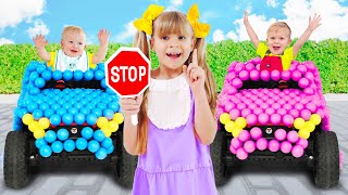 Diana Wants to be Good Sister amp Other Funny Stories for Kids  1 Hour Video [upl. by Oiril]