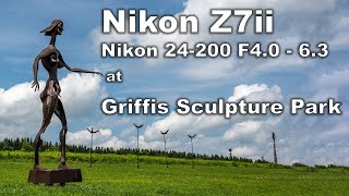 Nikon Z7ii amp 24200mm Lens at Griffis Sculpture Park [upl. by Gregrory]