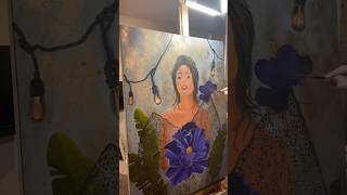 A Mascarade Timelapse oil painting process shorts [upl. by Osnola914]