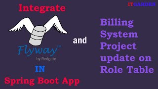 Billing System Project update on Role functionality Integrating Flyway in Spring Boot Application [upl. by Hauge149]