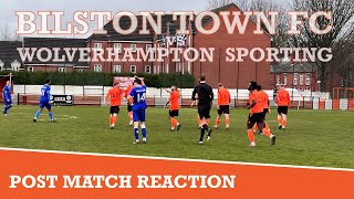 We catch up with manager Mike Dunn after a convincing 61 win over Wolverhampton Sporting [upl. by Whittaker]