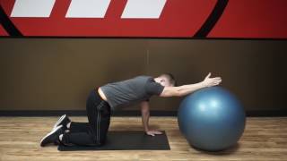 Active Latissimus Dorsi Ball Stretch [upl. by Sirapal]