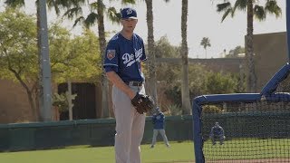 Dodgers Spring Training Alex Wood Adam Liberatore throw live BP at Camelback Ranch [upl. by Eloci802]