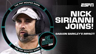 Nick Sirianni on Saquon Barkleys impact amp throwing stones at a glass house  The Pat McAfee Show [upl. by Reames43]