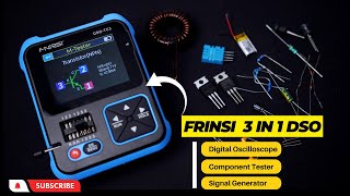 Mini 3 in 1 Multi Tester  FNIRSI DSOTC3  Component Tester  Oscilloscope  Function Generator [upl. by Aramoiz]