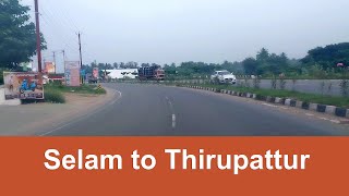 சேலம் to ஊத்தங்கரை Bypass Road  Salem to Tirupattur Road  Harur to Singarapettai fast route [upl. by Frasquito]