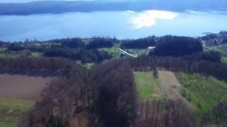 Motorsegler über Bodensee vs Phantom 3 pro [upl. by Allevon676]