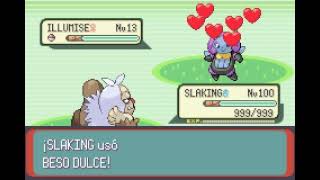 POKEMON EMERALD  SLAKING  BESO DULCE  SWEET KISS [upl. by Dutch]